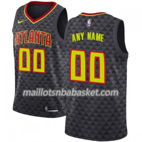 Maillot Homme Atlanta Hawks Personnalisable Nike 2017-18 Noir Swingman